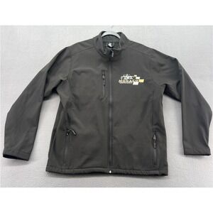 Roly Monaco Monte Carlo Racing Softshell Jacket Mens XL Black Full Zip Fleece